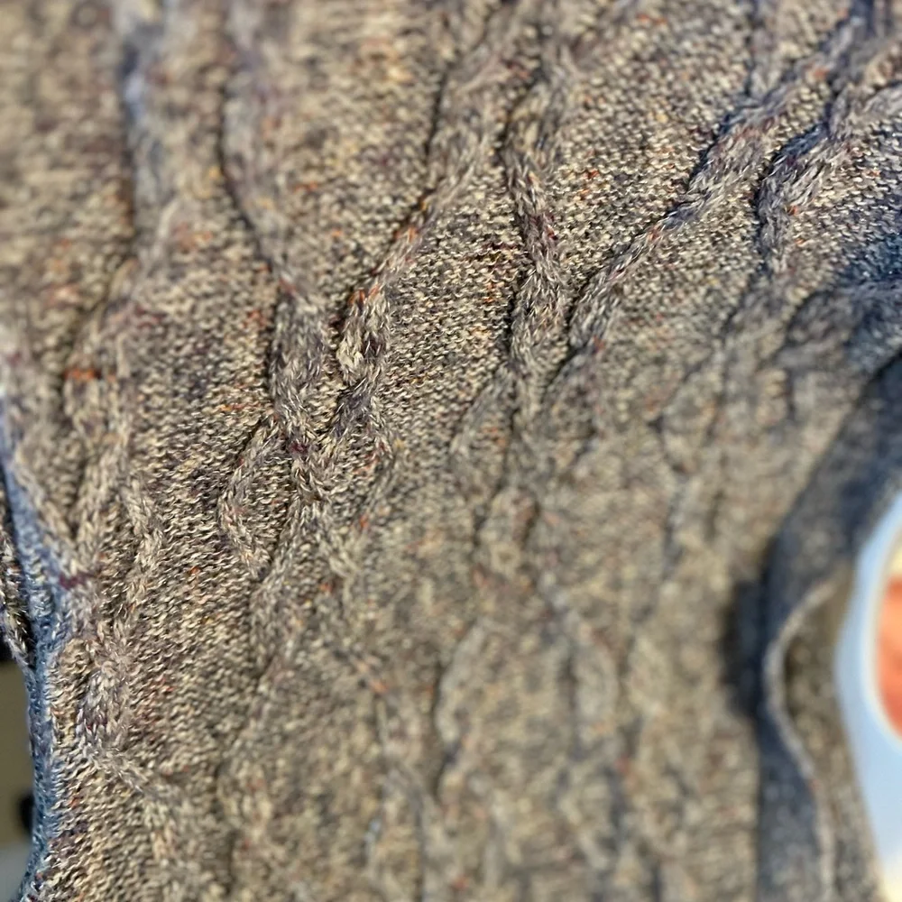 Avenue Women's Cardigan Sweater Gray With Sparkles 18/20 - Picture 7 of 7